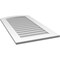 Ekena Millwork Arch Top Surface Mount PVC Gable Vent: Functional, w/ 3-1/2"W x 1"P Standard Frame, 22"W x 42"H GVPAR22X4201SF - alternate 4